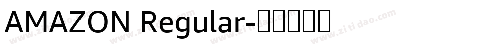 AMAZON Regular字体转换